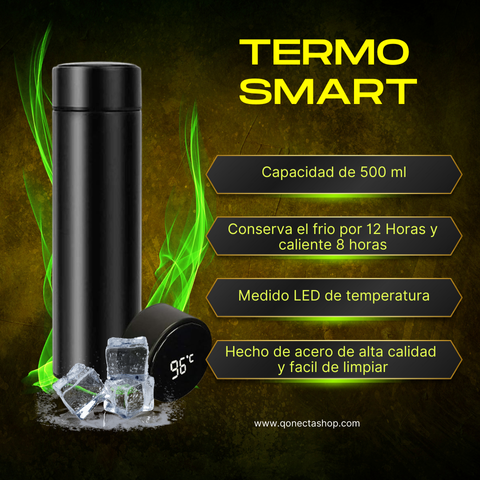 TermoSmart®: Termo + Licuadora Portátil y Ebook GRATIS.