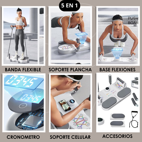 FlexFit®: Tabla de ejercicios 5 en 1
