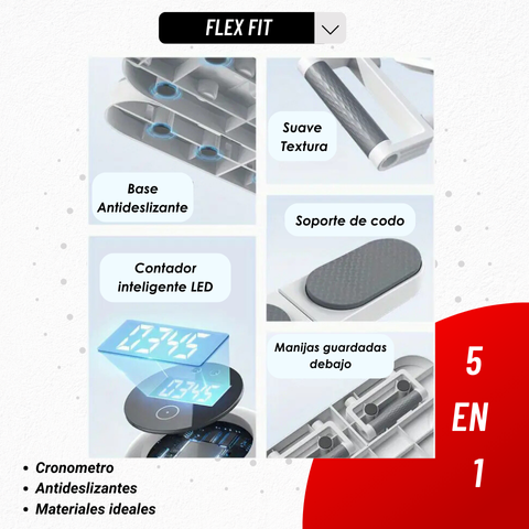 FlexFit®: Tabla de ejercicios 5 en 1