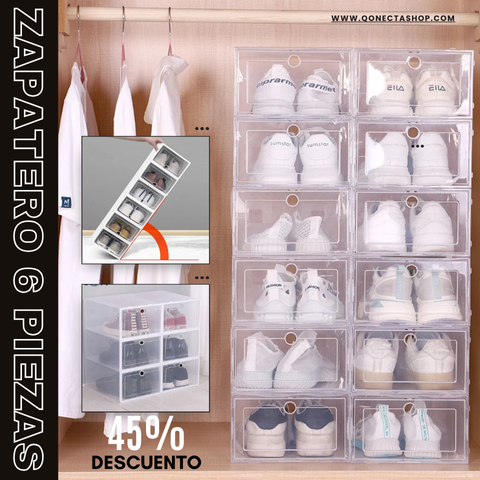 ShoeBox ®: Organizador de Zapatos * 6Und