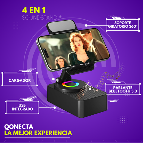 SoundStand ®: Soporte Ajustable y Parlante