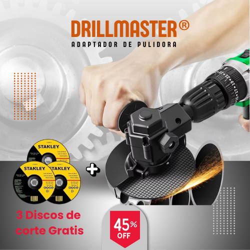 DrillMaster®:Adaptador de Pulidora