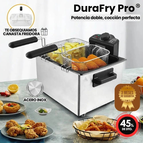 Freidora DurafryPro Electrica.