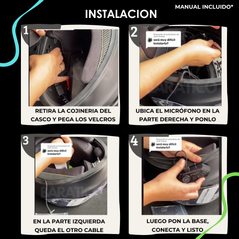 Motolink Y10®: Intercomunicador Moto.