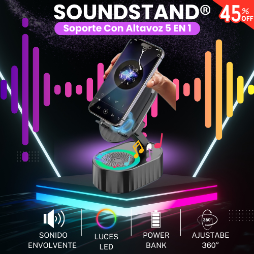 SOUNDSTAND®: Soporte con Parlante