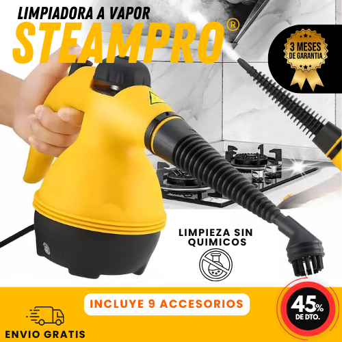SteamPro® : Limpiadora a Vapor